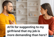 Construction Worker Is Exhausted After Work, So He Snaps At His Girlfriend When She Insists On Going Out