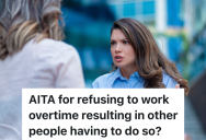 Employee Negotiates No Overtime With Her Job So She Can Care For Her Autistic Niece, But A Coworker Thinks She’s Being Lazy