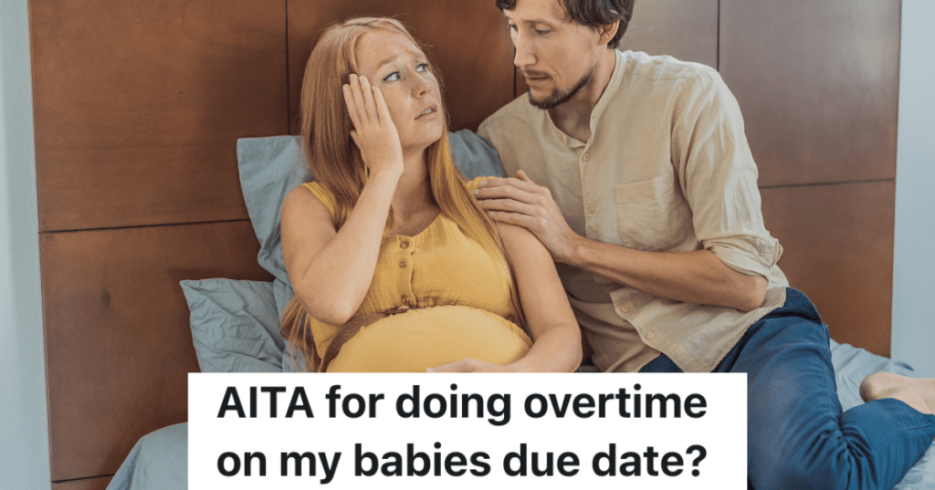 husband comforting upset pregnant woman