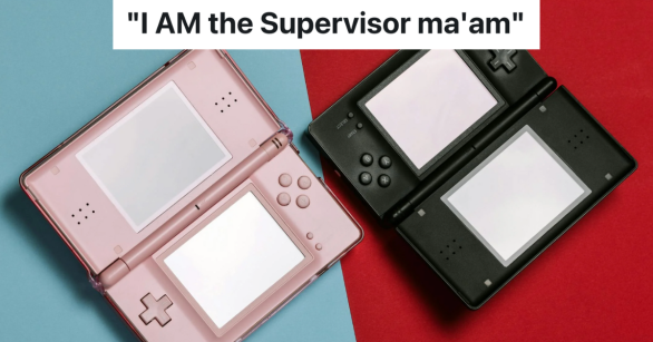 Pink And Black Nintendo DS