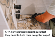 Homeowner’s Bathroom Construction Project Is Creating Noise, So Neighbors Want Him To Stop Since Their Autistic Daughter Keeps Having Meltdowns