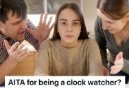 Teenage Girl Doesn’t Like To Work Overtime, But Her Parents Think She’s Lazy For Leaving Work On Time