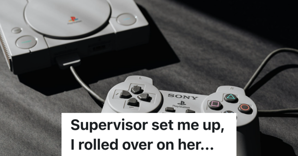 Sony Playstation video game console and controller