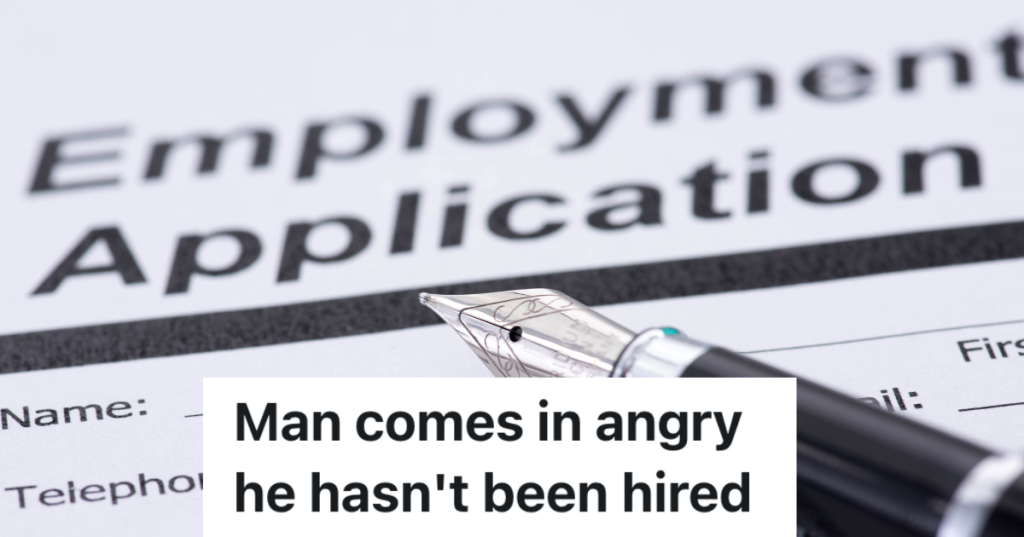 closeup of a pen on a piece of paper that reads "employment application"