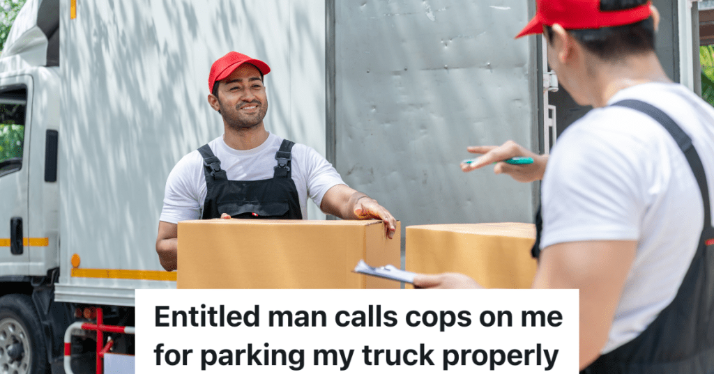 two men loading boxes into a moving truck