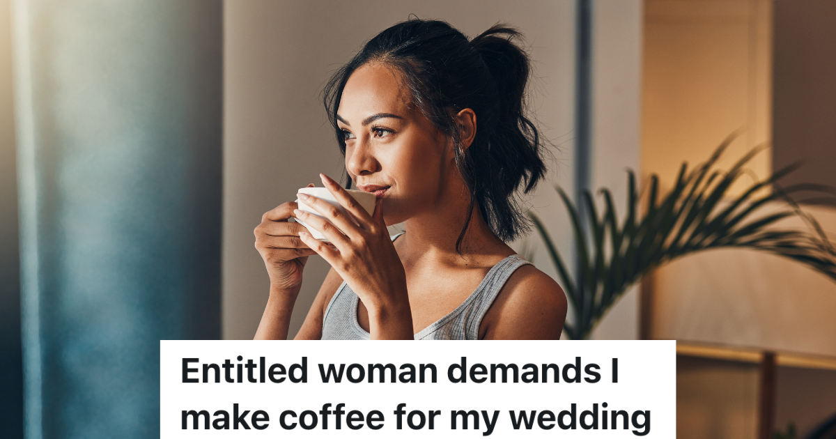 woman drinking coffee and thinking