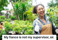 Rude Customer Thinks Employee’s Fiancé Is Her Supervisor, But When She Corrects Him, He Leaves Without Buying Anything