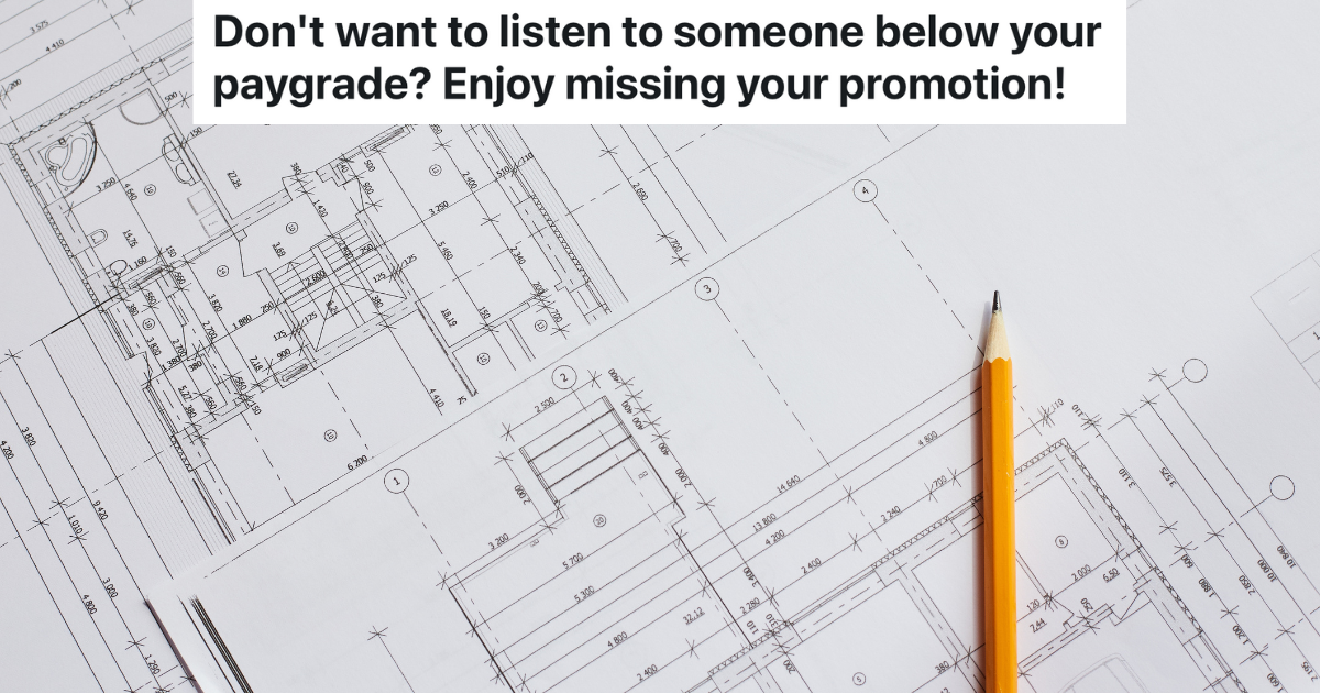 pencil on top of blueprints