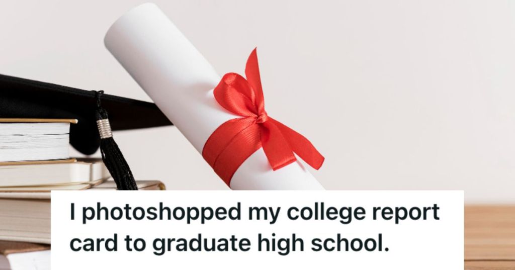 Diploma, graduation cap, and books on the table