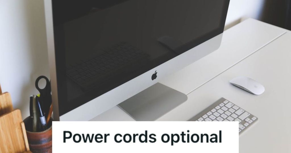 Work setup with monitor, keyboard, and mouse