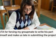Student Was Paired With A Lazy Partner For A Science Project, So She Confronted Him In Front Of The Class And Forced Him To Finish His Work