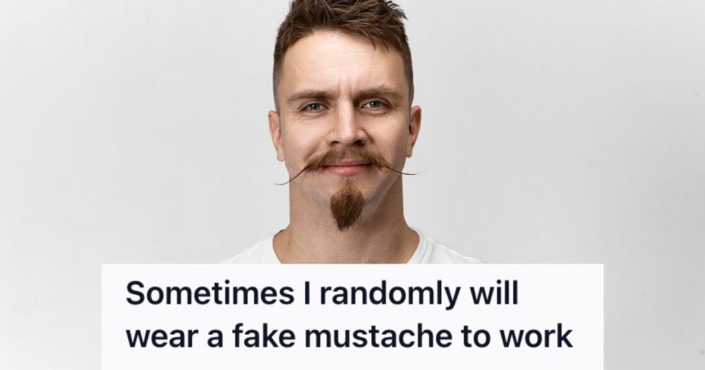 Man with a weird mustache