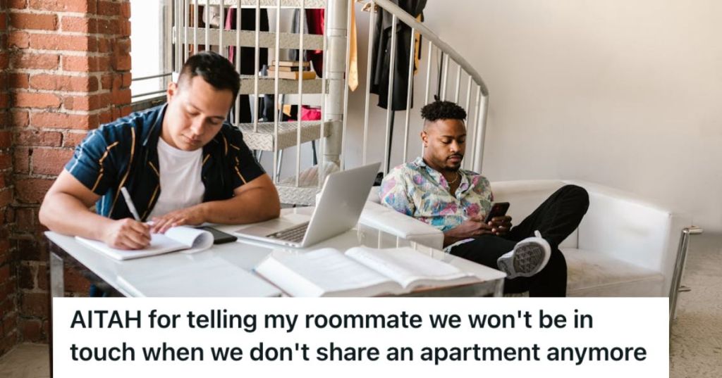 Busy men sharing a space in their apartment