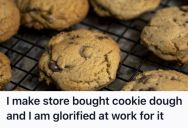 Woman Baked Store-Bought Cookie Dough And Brought Them To Work, And Her Coworkers Loved Them Despite Her Effortless Approach