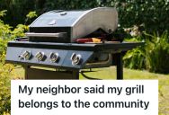 Homeowner Bought An Expensive Grill And Put It In His Backyard, But His Neighbor Tried To Claim It As Community Property
