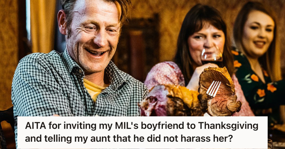 Adults enjoying Thanksgiving dinner