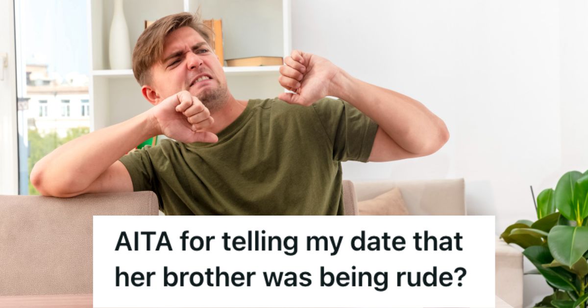 Man on the table acting like he farted