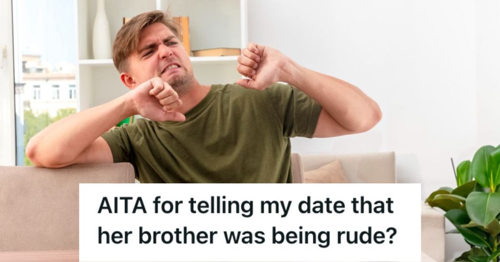 Man on the table acting like he farted