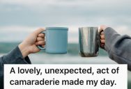 Woman Took A Long Bus Journey, And Found Unexpected Comfort When The Driver Shared His Thermos Of Tea And A Biscuit With Her