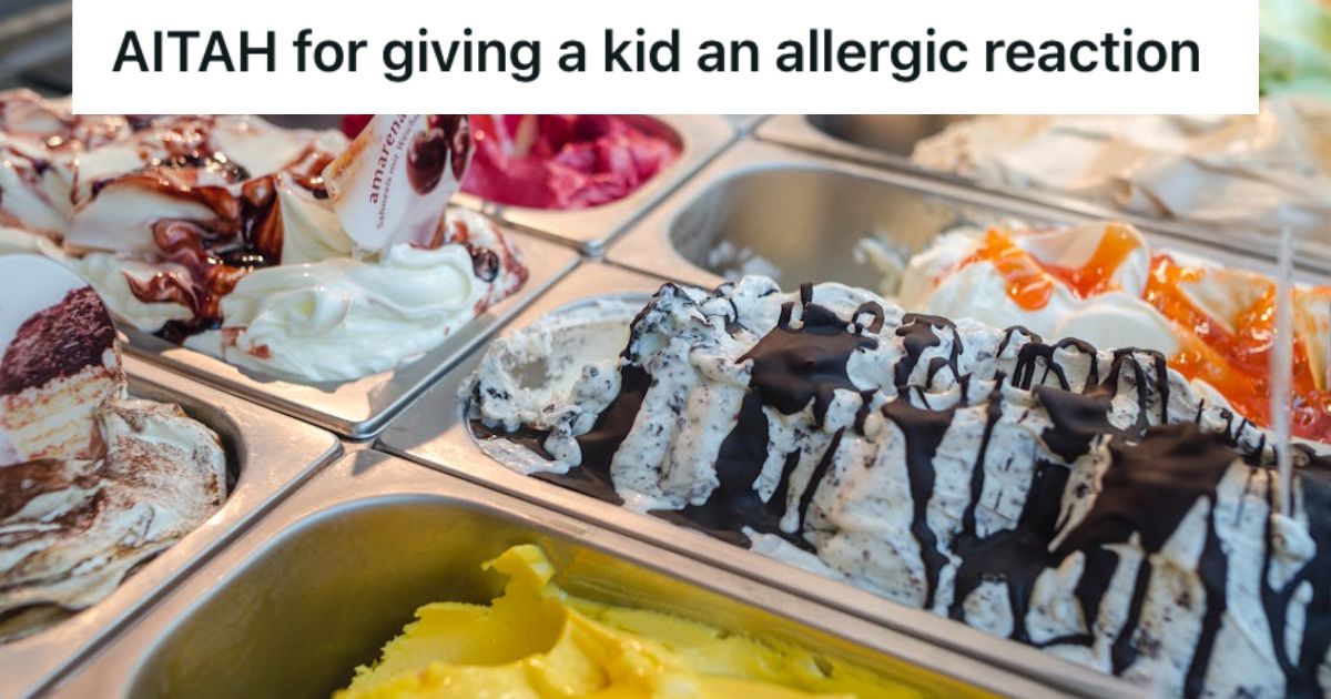 Different ice cream flavors in the freezer