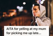 Teenager Waited For His Mom To Pick Him Up After Work, But She Arrived Over An Hour Late And He Finally Snapped
