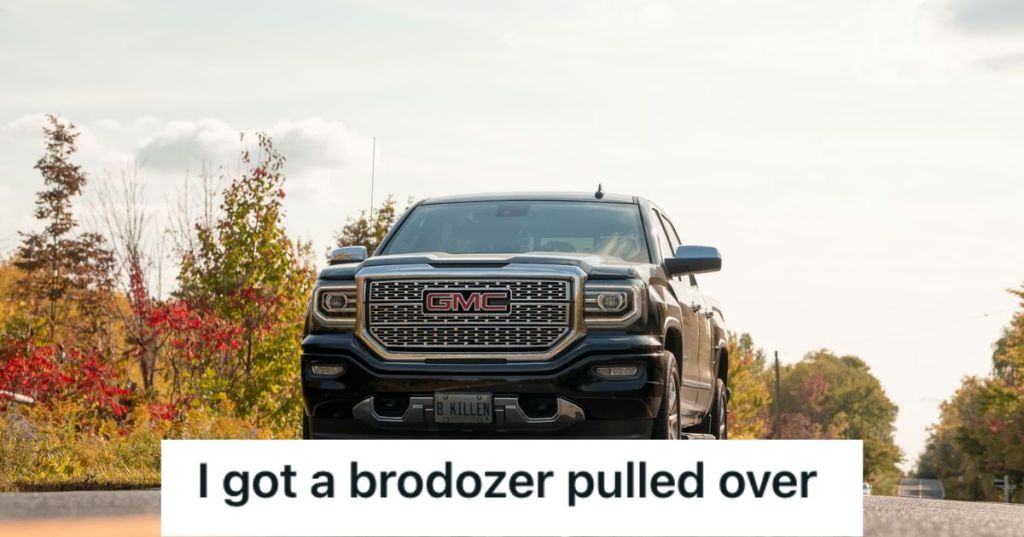 4x4 pickup truck on the road