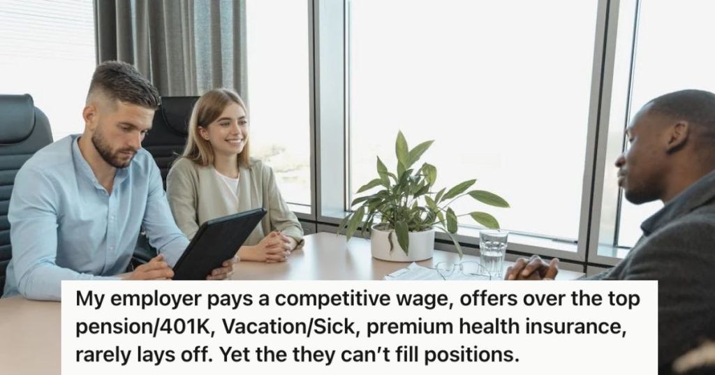 HR officer interviewing canditates