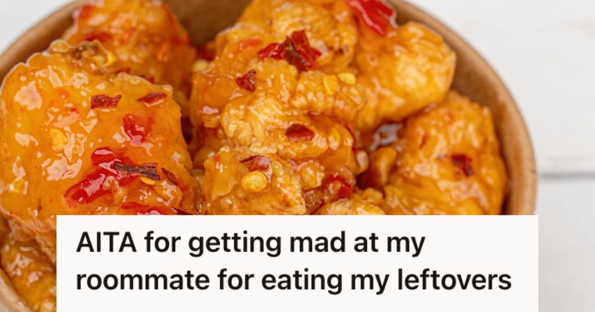 Saucy chicken meal in a takeout container