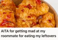 Person Bought Her Favorite Lemon Chicken After Work, But They Didn’t Get To Enjoy It Because Of Their Roommate’s Habit Of Eating Leftover Food