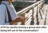 Woman Wanted To Meet Up With Her Friends For Dinner, But When They Ignored Her Messages She Left Quietly Without Confrontation