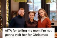 Teenage Girl Stayed With Her Dad And Stepmom For Christmas, So Her Bio Mom Threatened To Bring The Case To The Court