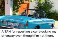 Woman Came Home After Christmas And Found A Car Blocking Her Driveway, So She Left A Note And Thought About Reporting Them To The Council