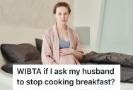 Pregnant Woman Is Nauseated By Husband’s Smelly Breakfast Routine, But She Doesn’t Know How To Get Him To Stop