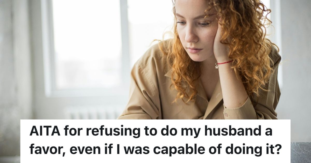 Woman looking sad while reading