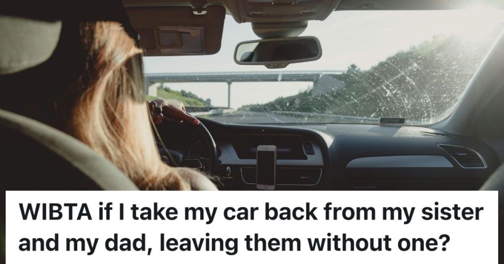 Woman driving into the sunlight