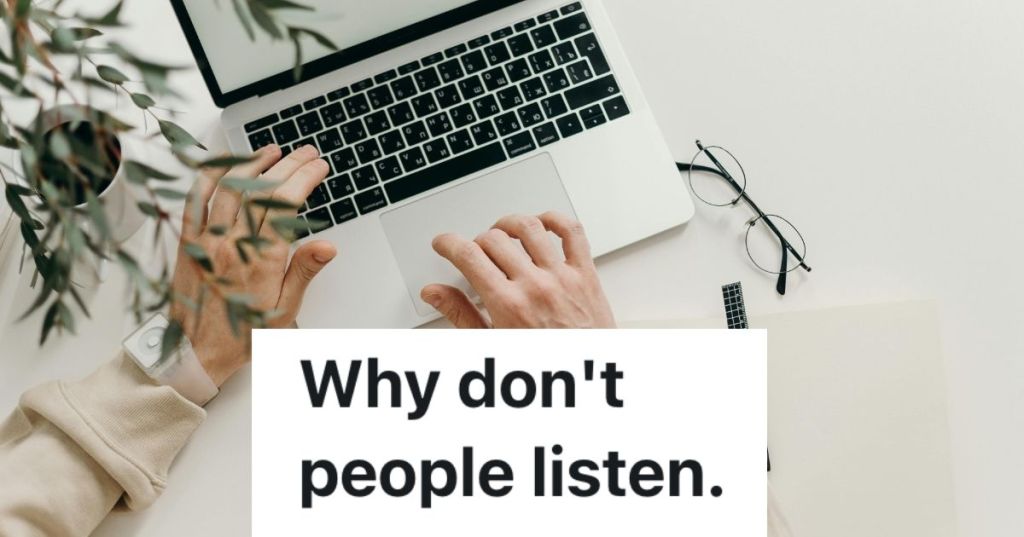 Man typing on laptop