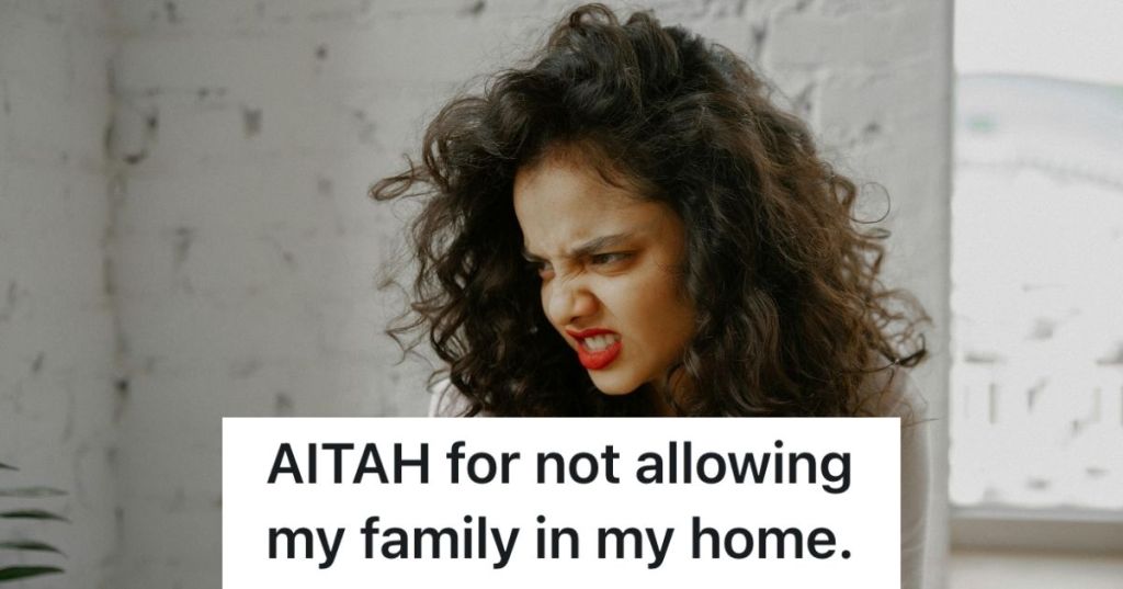 Woman with a disgusted look on her face