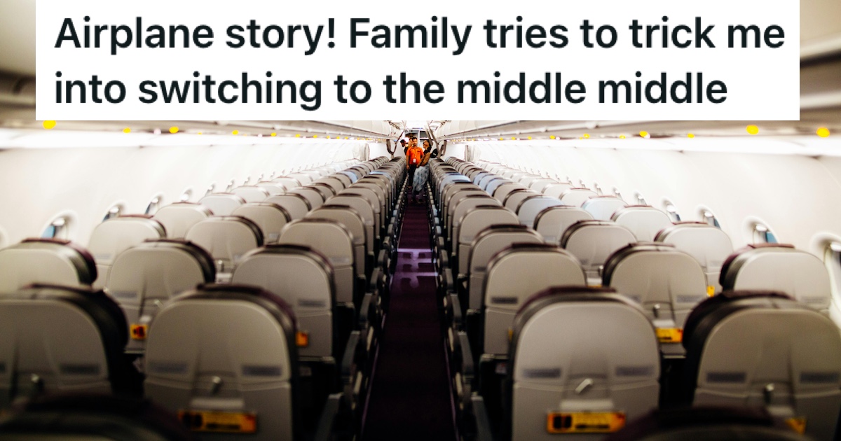 Seats on an airplane