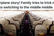 Airplane Passenger Agreed To Switch Seats So A Family Could Sit Together, But Then He Found Out What Seat He Was Getting In Return