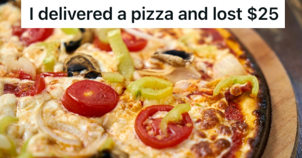 Fresh pizza with vegetables