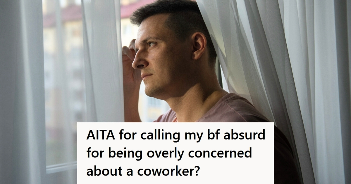 Man thinking by window