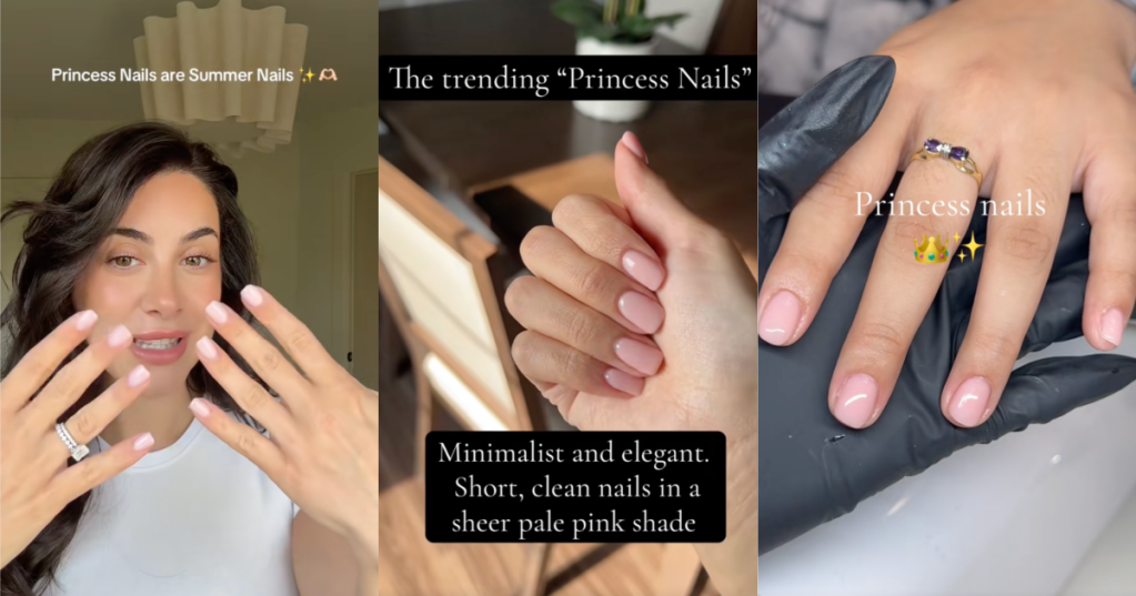 women showing off their nails
