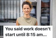A Bank Employee Got Grief From A Manager About Including Morning Security Checks On Their Timesheet, So They Stopped Helping Her Out With Them