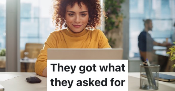 woman working on computer