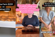 Customers Aren’t Happy About An Expensive $259 Cutting Board Sold By Ballerina Farm. – ‘I’m going with my Walmart $14 lookalike.’