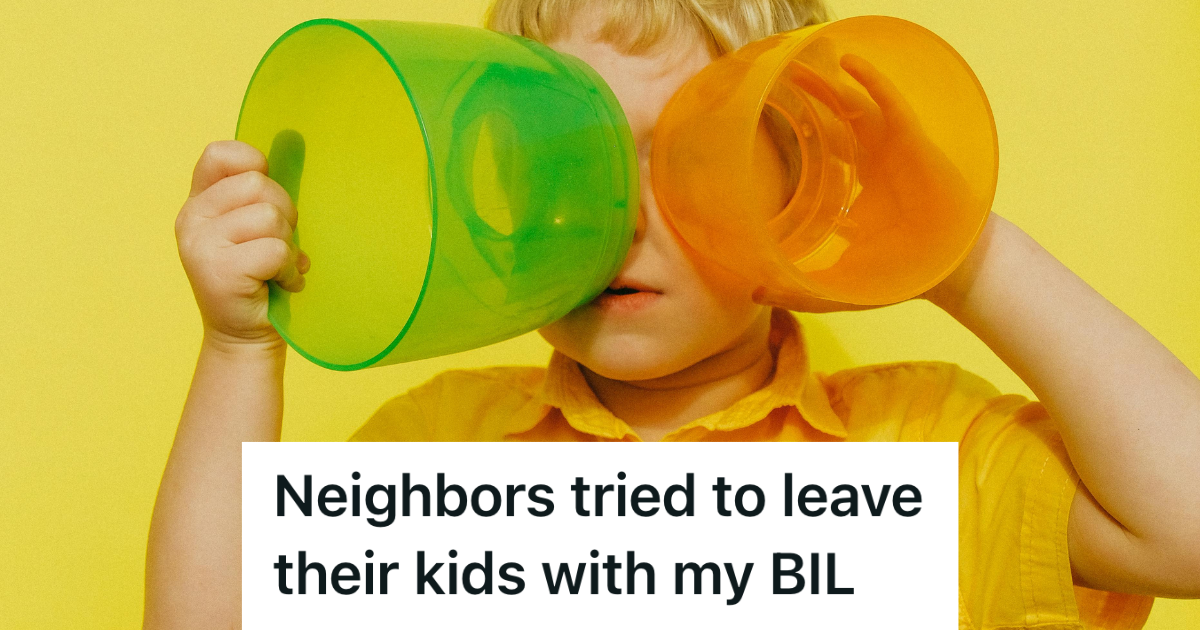 boy in yellow shirt playing with plastic cups