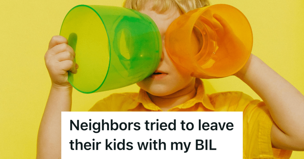 boy in yellow shirt playing with plastic cups