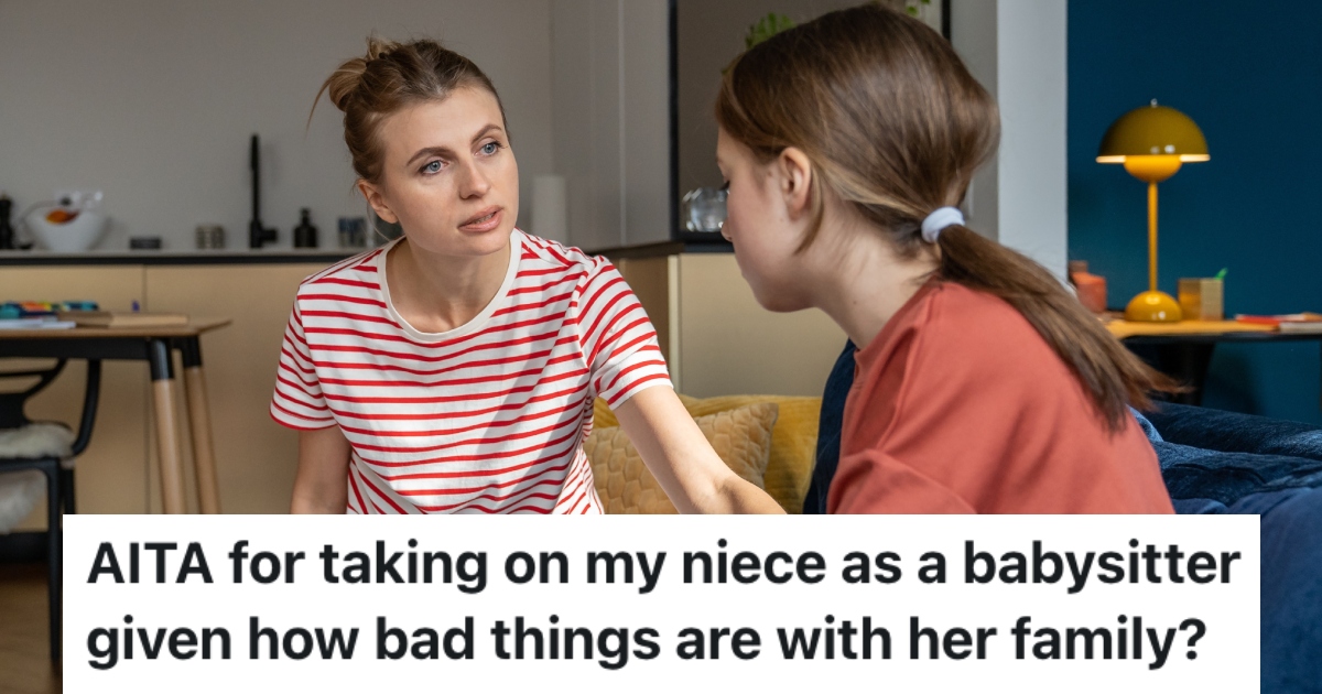 woman talking to girl