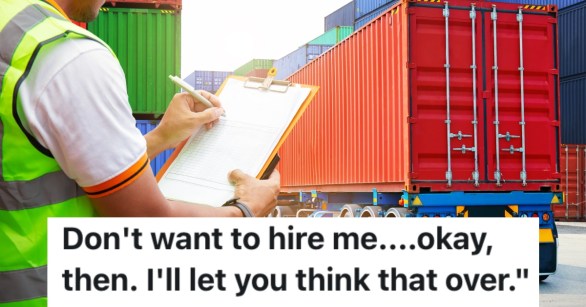 man near a large truck