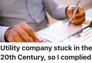 A Customer’s Sewer Company Only Accepted Bank Checks For Payment, So They Sent Them A Check With A Large Amount To Cover The Bill For A Long Time